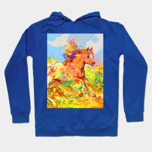 Frolicking Pony - Children's Book Art Hoodie